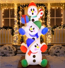 Muñeco de nieve en grupo